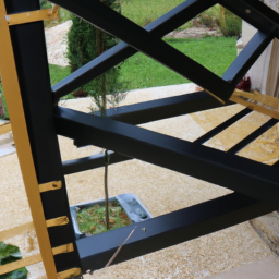 Création de pergola avec toiture véranda en PVC Mondeville